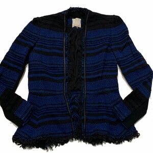 2 / Rebecca Taylor Blue & Black Tweed
Peplum jacket